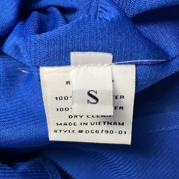 The Impeccable Pig Sleeveless Lace Accent Mini Dress‎ in Blue Size Small - Picture 5 of 5